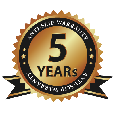 golden label with 5 years warranty